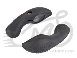 Рога Author ABE-500 ProGrip с мягкой резиновой поверхностью, черные, вес 110 гр, матер.: алюминий 6061, 33152020